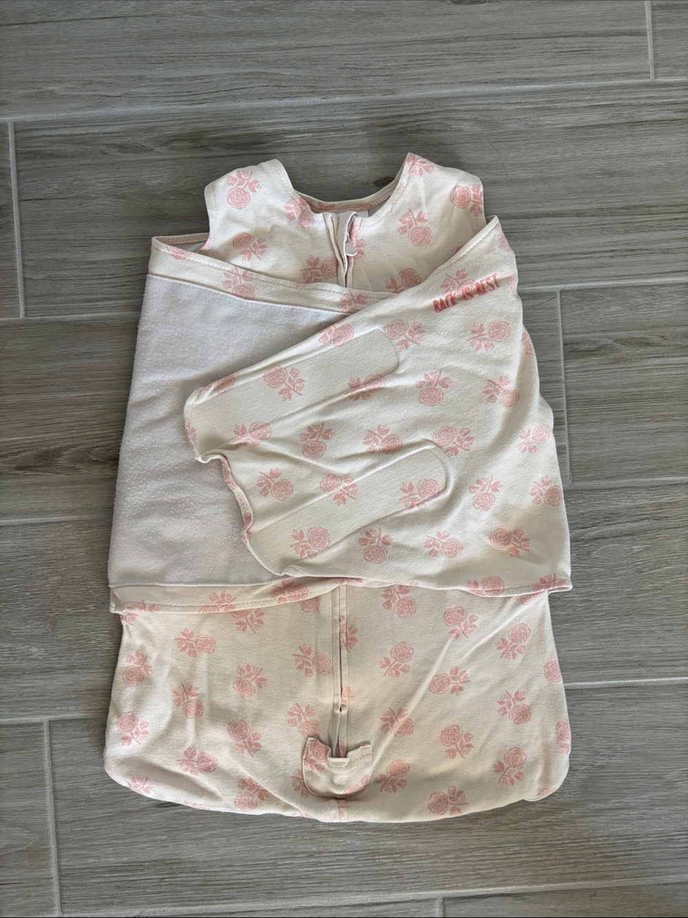 Halo Pink Floral Baby Swaddle Sleep Sack